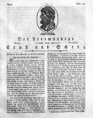 Nro. 96., Montag den 14. Mai