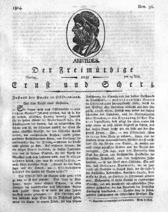 Nro. 96., Montag den 14. Mai