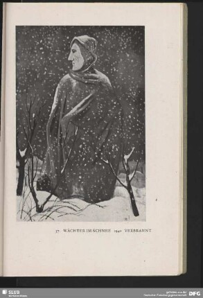 Wächter im Schnee (Bild 1943 verbrannt)