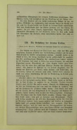 Die Verfassung des Servius Tullius