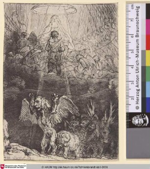 [Daniels Vision der vier Ungeheuer; Daniel's Vision of the Four Beasts; La vision d'Ezéchiel]