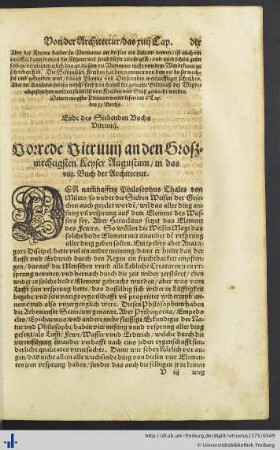 Das Acht Buch Vitruvii.