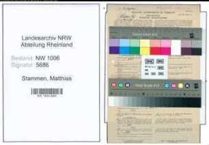 Entnazifizierung Matthias Stammen , geb. 15.09.1899 (Landwirt)