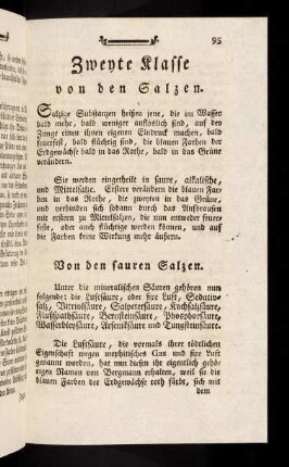 95-124, Von den sauren Salzen