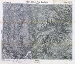 Reichskarte: Einheitsblatt 119b Prüm-Cochem-Trier-Bernkastel