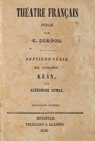 Kean : [comédie en cinq actes]