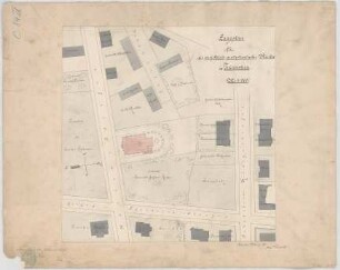 Thiersch, August ; Traunstein (Bayern); Ev. Kirche - Lageplan