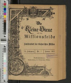 Nr. 1. Januar 1912