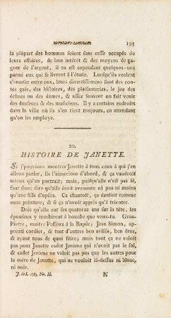 20. Histoire De Janette
