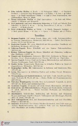 Textilien (Nr. 90-105)