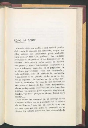 Como la gente
