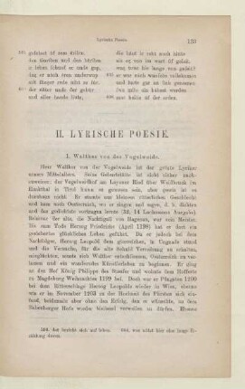 II. Lyrische Poesie