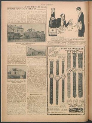 La reconstrucción en las regiones devastadas de Francia