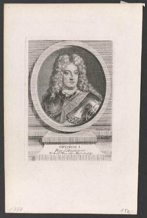 Porträt Georg I., König von Großbritannien (1660-1727)
