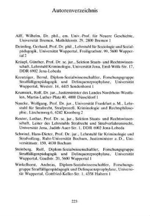 Autorenverzeichnis