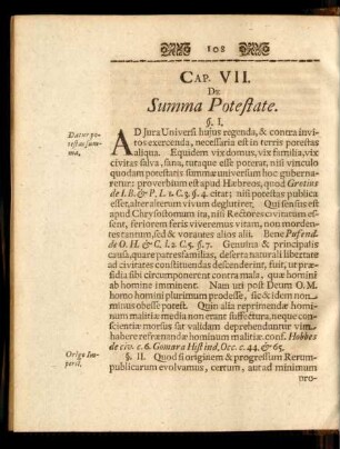Cap. VII. De Summa Potestate
