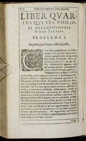Problema I. De principali hujus libri objecto.
