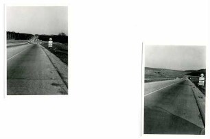 Verkehrsführung im Gegenverkehr im Bereich der AS Heimsheim. Beschilderung. Trassierung.