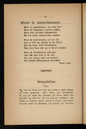 38-40, Kriegsbilder. Skizze.