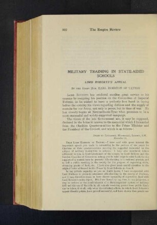 Military Training in State-Aided Schools.