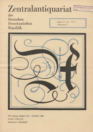 Nr. 1075: Pädagogik
