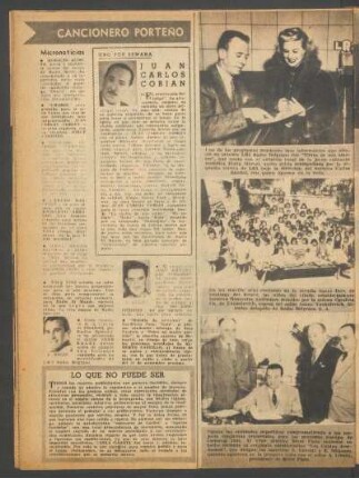 Uno por semana: Juan Carlos Cobian