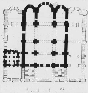 Kiew, Kyivo-Pecherska Lavra (Heiliges Maria-Himmelfahrt-Kloster), Grundriss; Kloster 1051 gegr.; heutige Kirchenbauten ab 18. Jh.