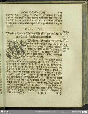 Sieben Worte Christi am Stamme des Creutzes