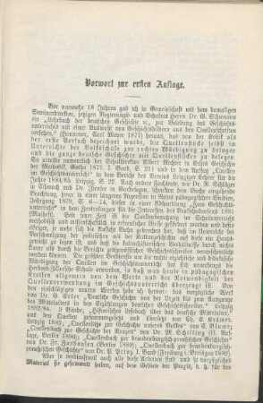 Vorwort zur ersten Auflage.