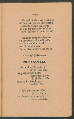 Melancolía.