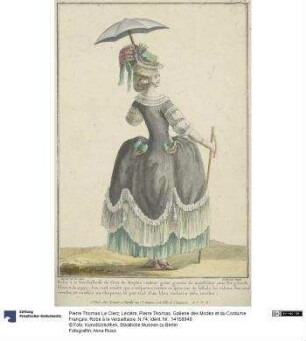 Gallerie des Modes et du Costume Français: Robe à la Versaillaise. N.74