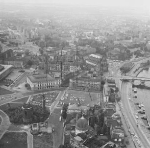 Innere Altstadt von Dresden : Blickrichtung Westen