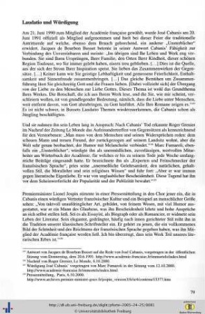 Laudation und Würdigung