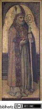 Bildnis eines heiligen Bischofs