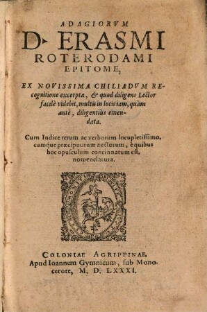 Adagiorum epitome