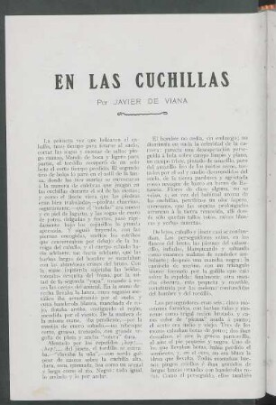 En las Cuchillas