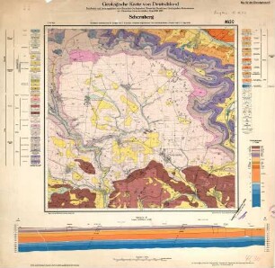 4630 Schernberg, Geologische Karte von Deutschland
