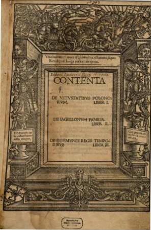 De vetustibus Vetustatibus Polonorum : Liber I.