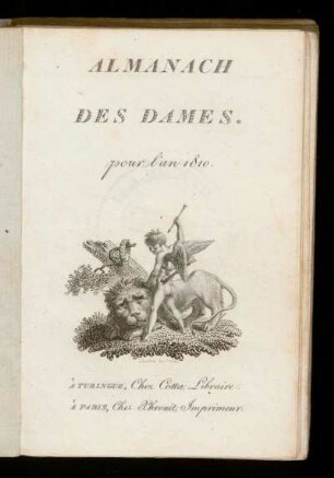 1810: Almanach des dames : pour I´ an 1810