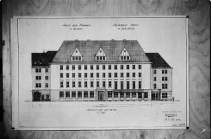 Projekt des neuen sorbischen Hauses. : Projekt noweho Serbskeho domu