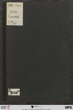 Versteigerung einer Sammlung seltener Bücher : am 12. Okt. 1922 (Katalog Nr. 27)