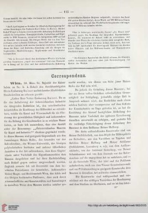 Correspondenz