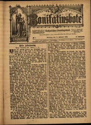 Ausgabe vom Sonntag, den 11. Februar 1894.