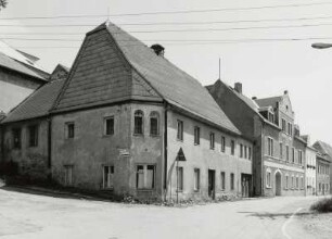 Olbernhau, Wohnhaus : Olbernhau. Wohnhaus, Töpfergasse 26/24. Eckansicht
