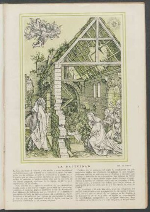 "La Natividad" - Dib. de Durero