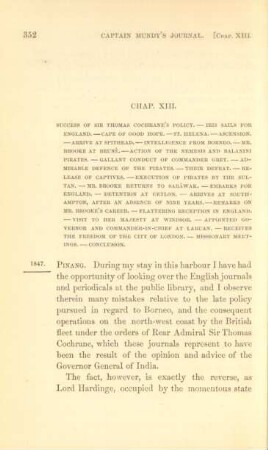 Chap. XIII. Success of Sir Thomas Cochrane's policy ...