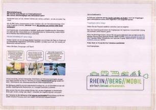 Projektgruppe "Innerbetriebliche Mobilität" - Mitarbeiterbefragung 2017 (Plakat 2)