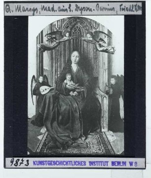 Massys, Madonna auf Thron umgeben von vier Engeln (London NG NG6282)