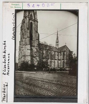 Marburg: St. Elisabeth, Aussenansicht
