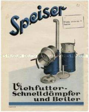 Viehfutter-Schnelldämpfer